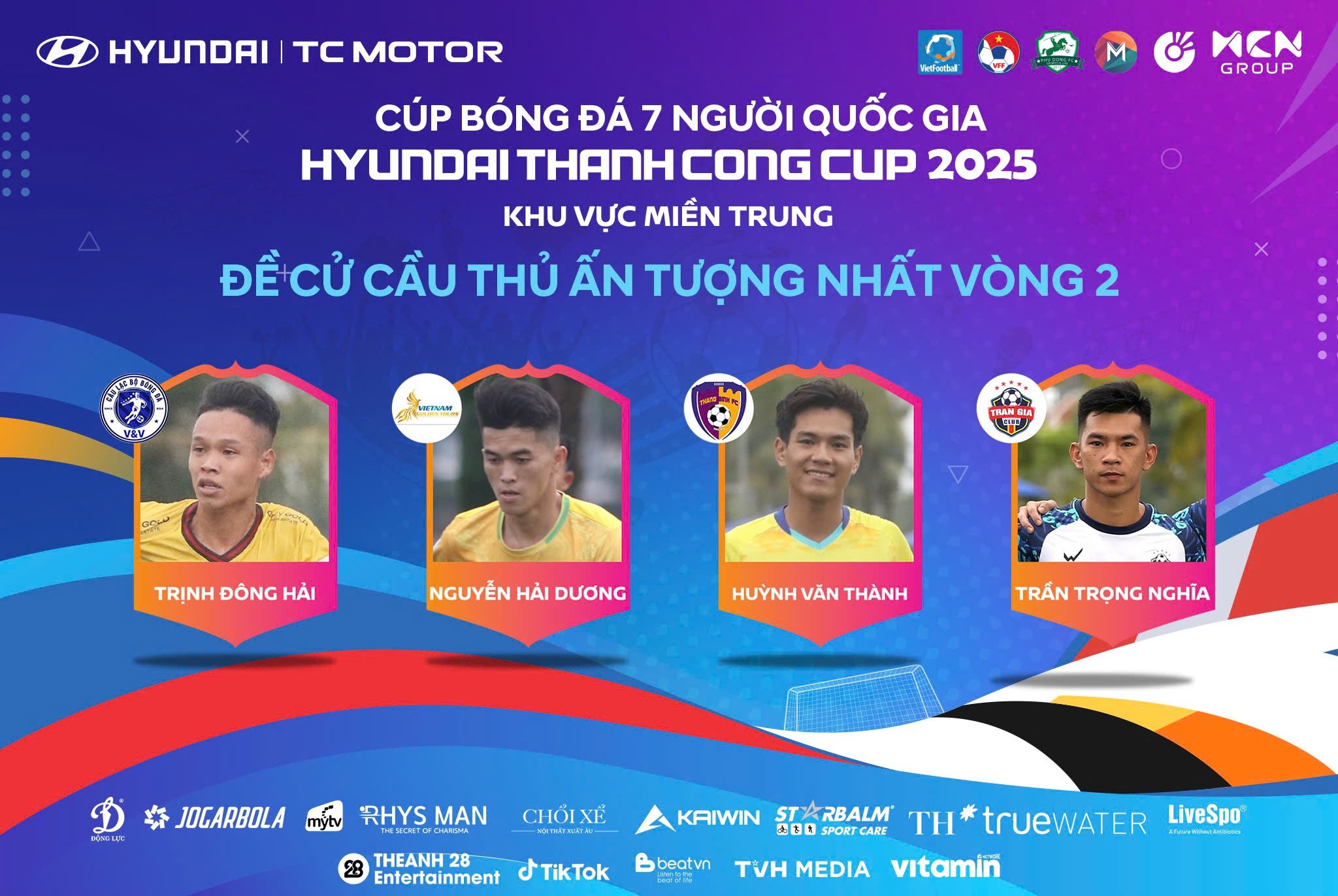 Bình chọn cầu thủ ấn tượng vòng 2 VSC-S5 khu vực miền Trung